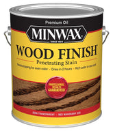 Minwax Wood Finish 71007000 Wood Stain, Red Mahogany, Liquid, 1 gal, Can